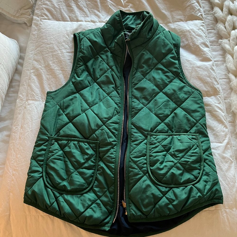 Market & Spruce Green Outerwear Vest- size M